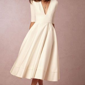 Midi white dress